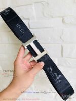 AAA Replica Hermes Reversible Leather Belt Price - Silver H Buckle